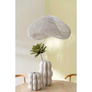 J-Line vase Naos - céramique - beige - large - 40 cm de hauteur