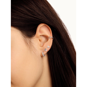 Orecchino Singolo Number in Argento