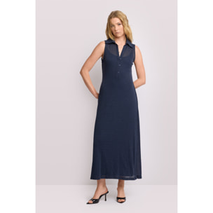 Kocca - Abito in maglia con colletto classico Donna