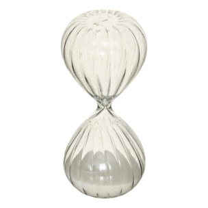Sablier décoratif Sibel 5,5x5,5x12cm en verre