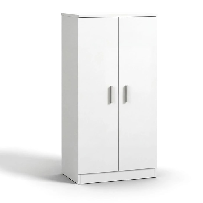 Zapatero de 2 puertas en blanco mate 55x108 cm Liam Blanco Artik (Blanco Mate)