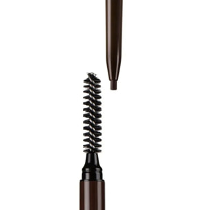 INGLOT So Fine Brow Pencil 02, Lápiz de cejas fino con cepillo, Consigue unas cejas definidas y naturales con el efecto pelo a pelo, Color: Castaño. 0,09gr