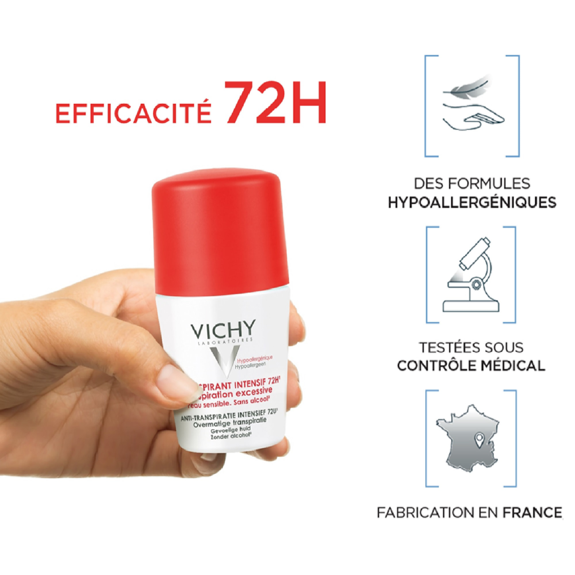 LOTx2 Détranspirant Intensif Bille 50ml