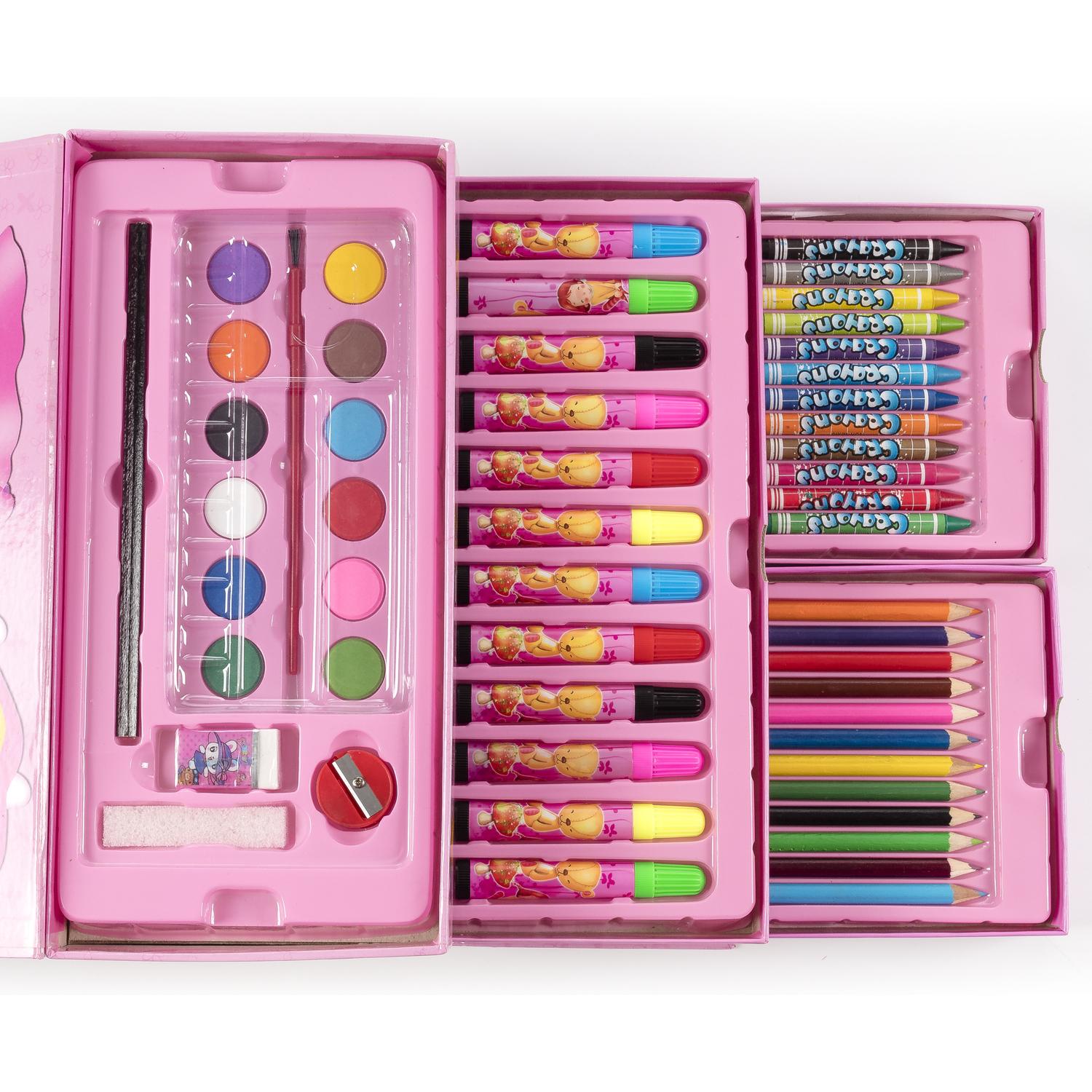 TEKKIWEAR DAM - Set di colori in valigetta con cassetti, 54 pezzi