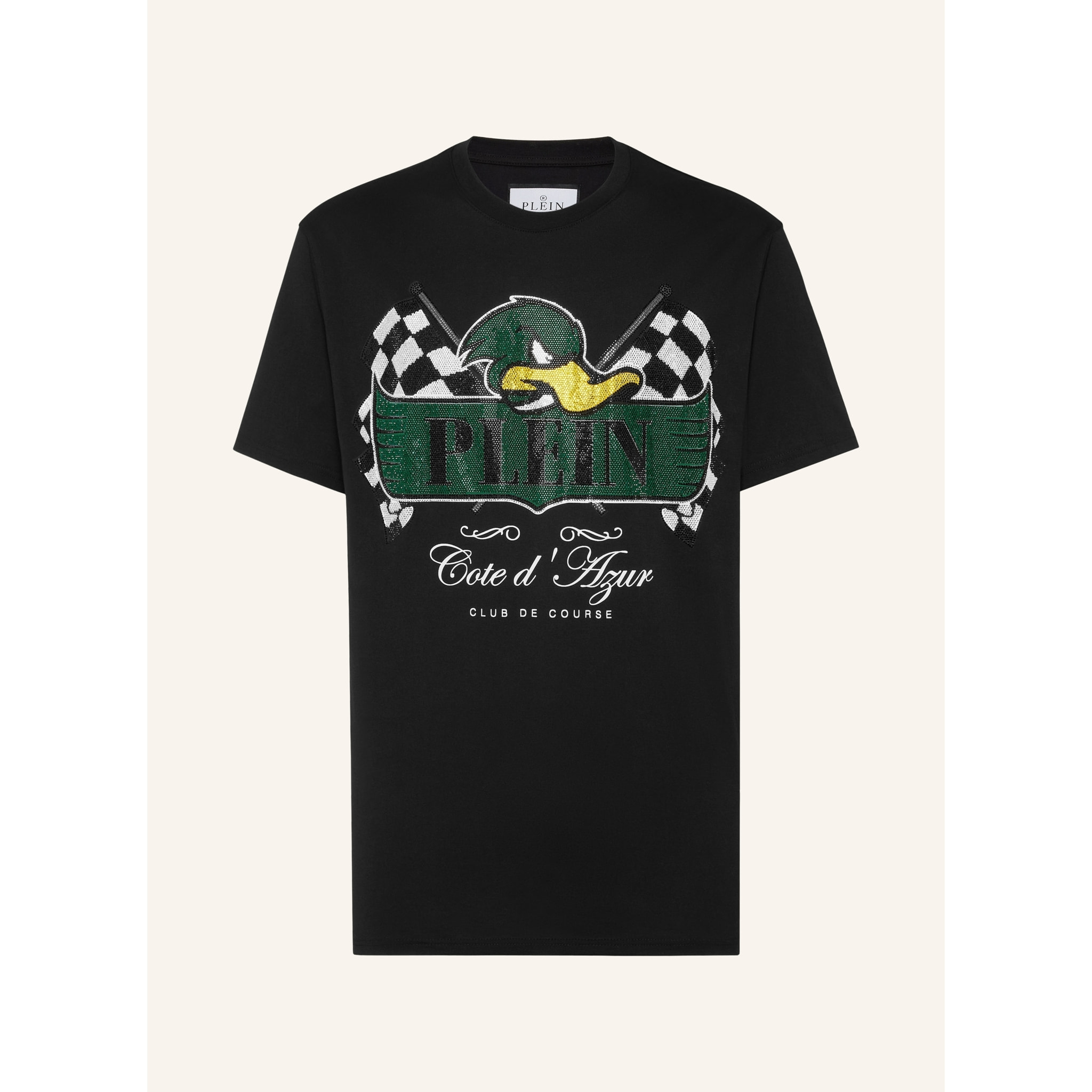 PHILIPP PLEIN Camiseta de cuello redondo y manga corta DUCK
