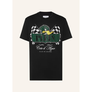 PHILIPP PLEIN Camiseta de cuello redondo y manga corta DUCK