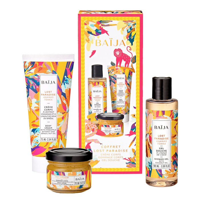 Lost Paradise - Coffret Gel Douche 100ml + 2 Produits