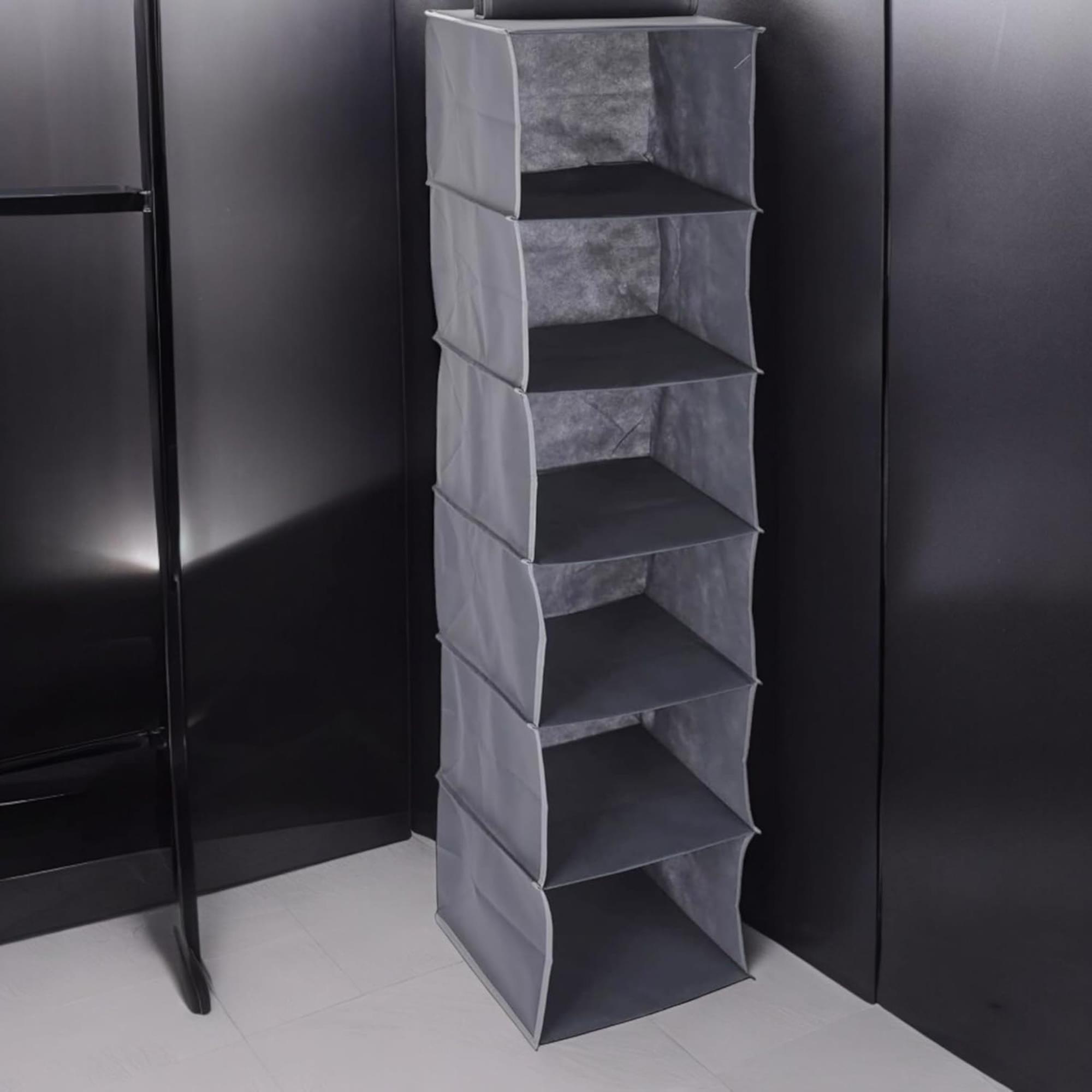 Well home organizador colgante para jerseys con 6 estantes y diseño moderno