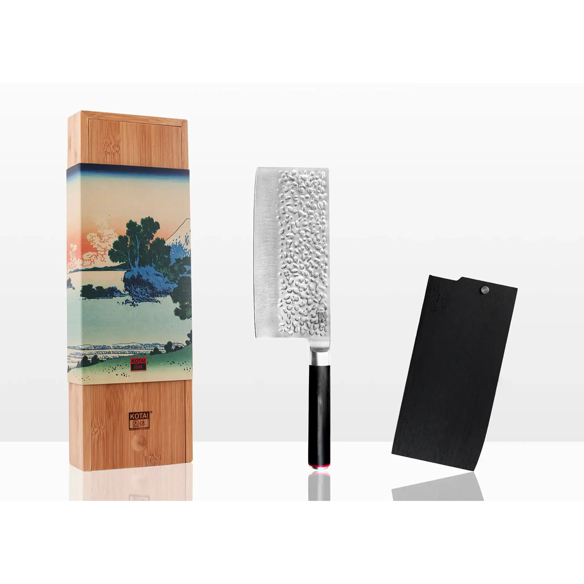 Couteau Hachoir | Lame 190 mm | Acier Inoxydable | Lame Japonaise 440C