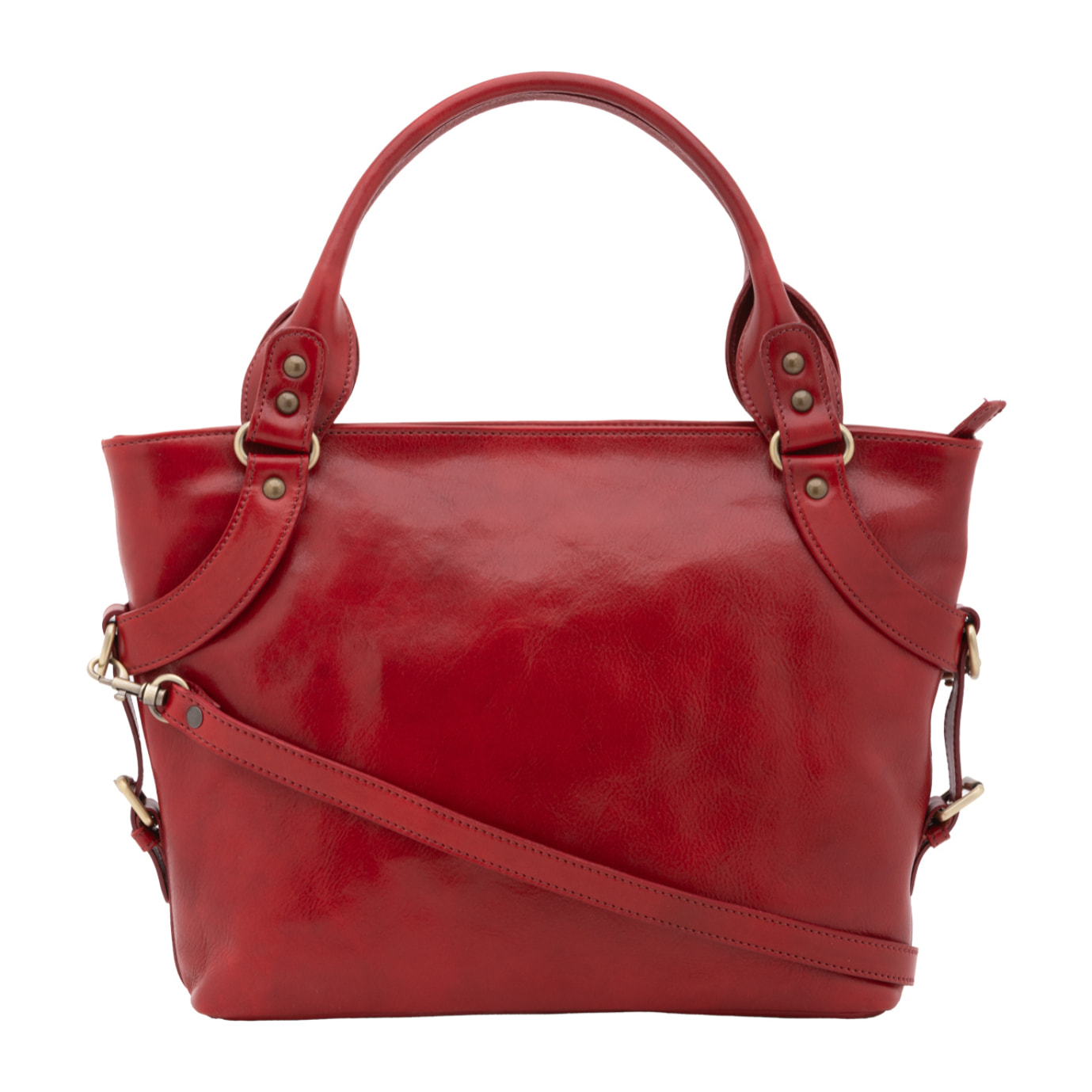 Borsa a mano  da donna In Vera pelle Made in Italy 43x28x12 cm