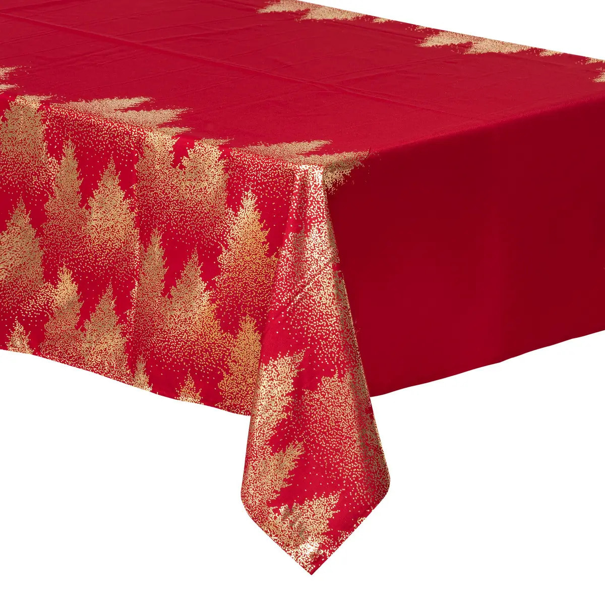 Nappe de Noël "Colorama de Noël" motif sapins 140x360cm