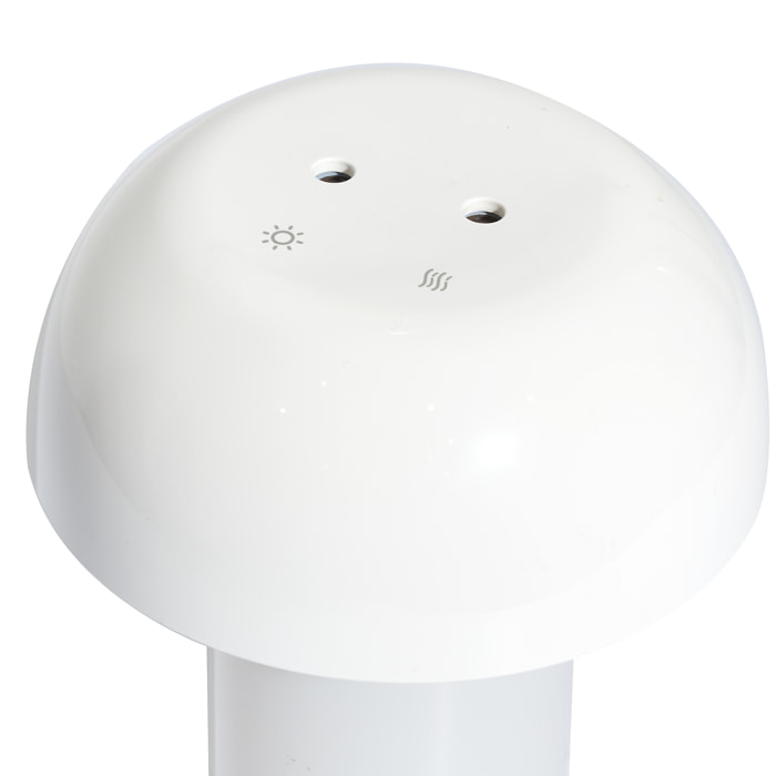 Lampe et Diffuseur - HOME DECO FACTORY - Champignon - Blanc
