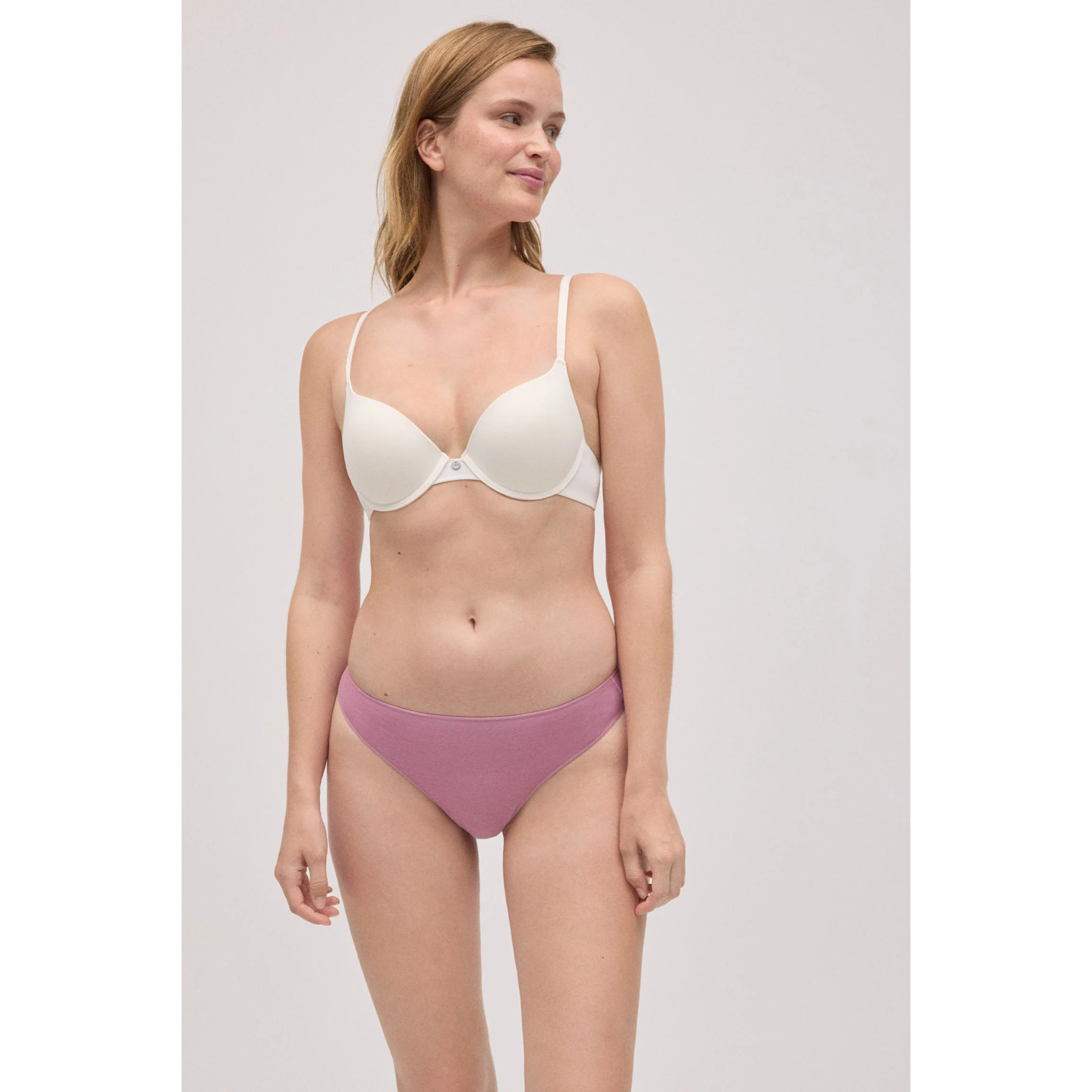 Confezione da 4 slip basico in cotone