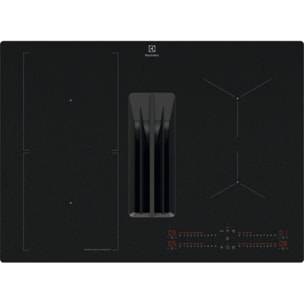 Plaque induction aspirante ELECTROLUX KCC73443CZ SaphirMatt - Hotte intégrée et Anti-rayures