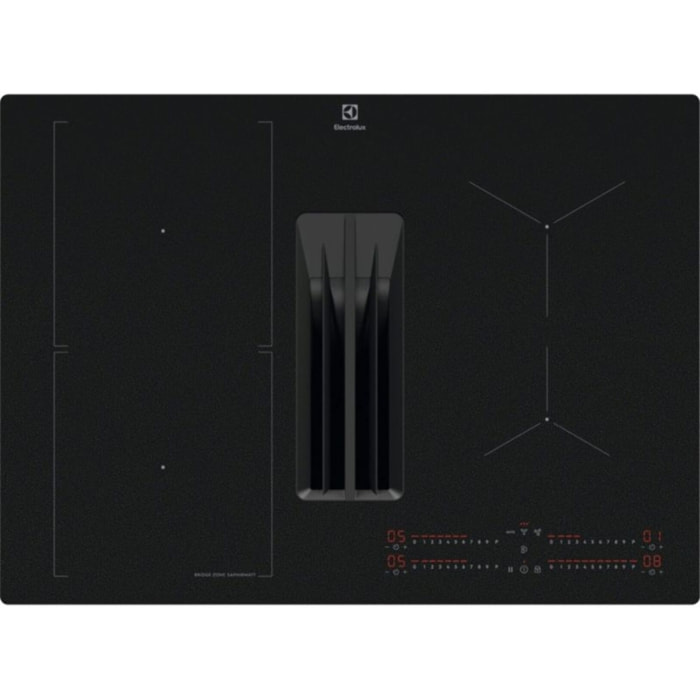 Plaque induction aspirante ELECTROLUX KCC73443CZ SaphirMatt - Hotte intégrée et Anti-rayures