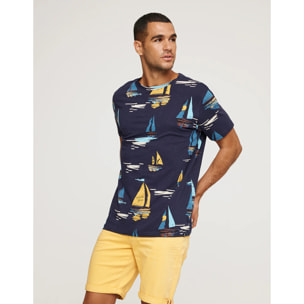 Camiseta Manga Corta Barcos - Sloopy