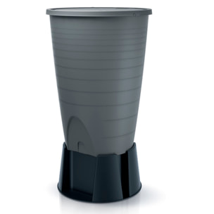 Depósito para agua de lluvia, incluye base y set de conexión peruno set 260l., dimensiones (mm) 720x720x1260