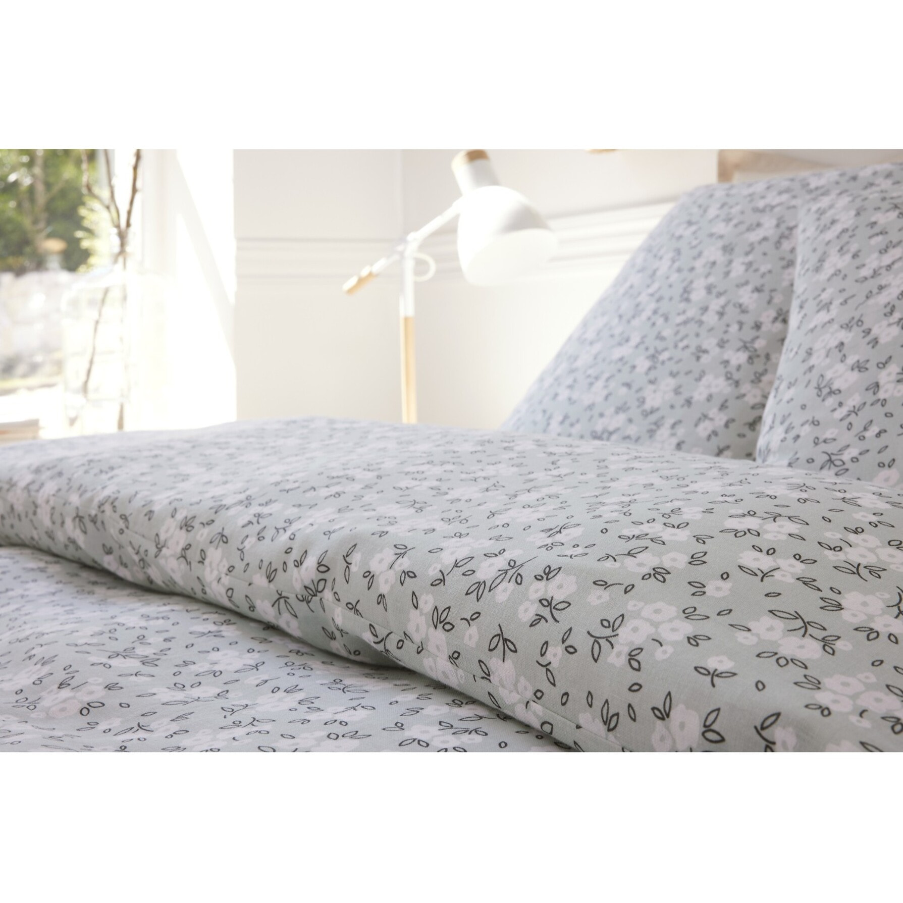 Parure housse de couette 100% gaze de coton imprimé edana
