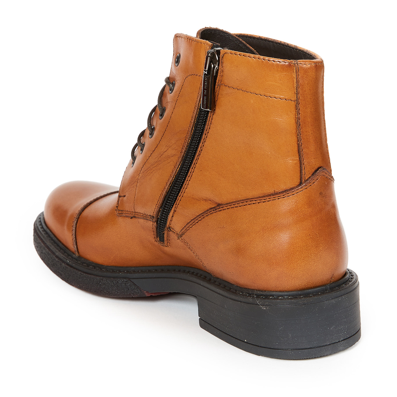 Laced boot Frank Daniel cognac