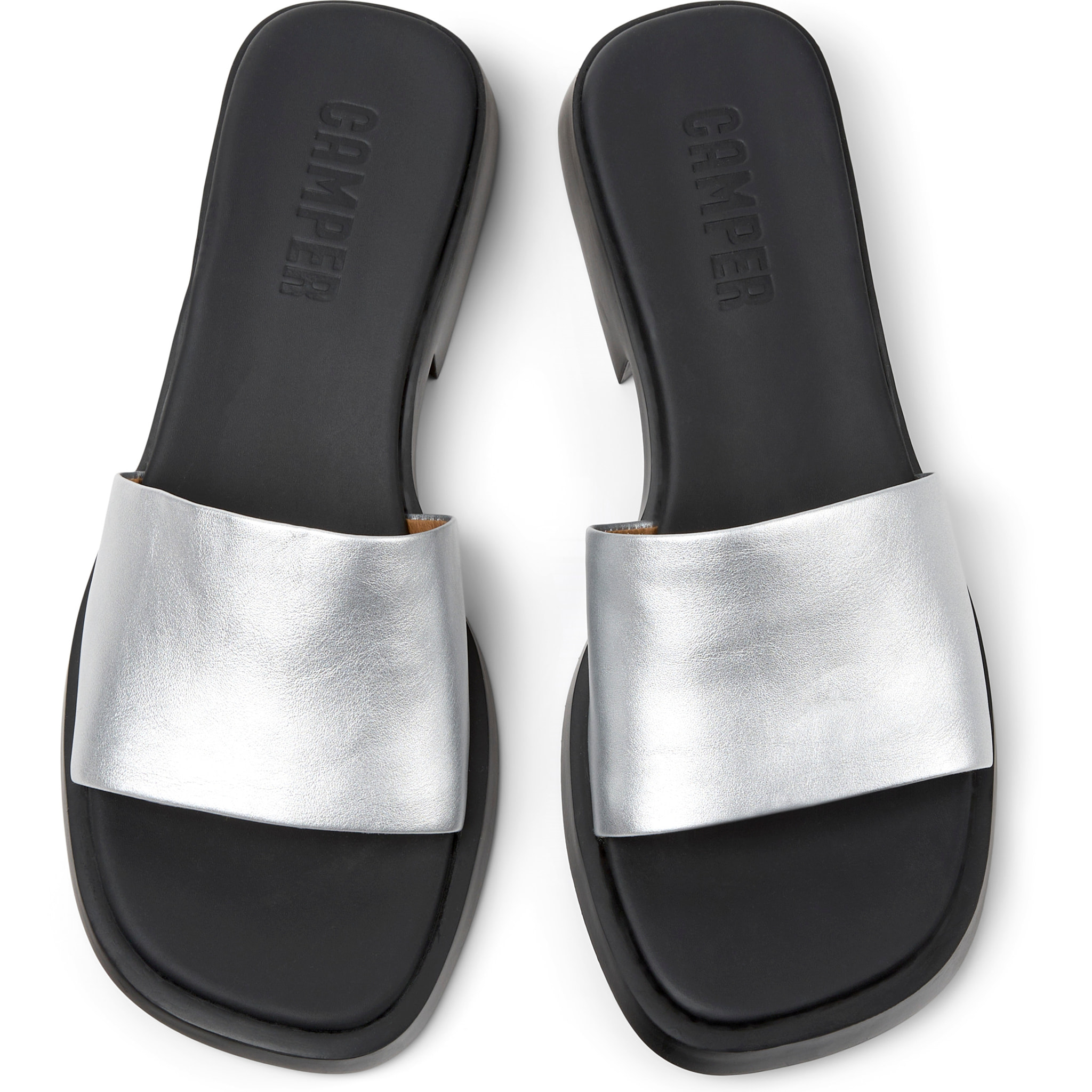 Sandalias - CAMPER Dana - Gris - Cuero liso