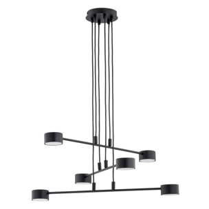 Lampada a sospensione Modus in acciaio verniciato nero