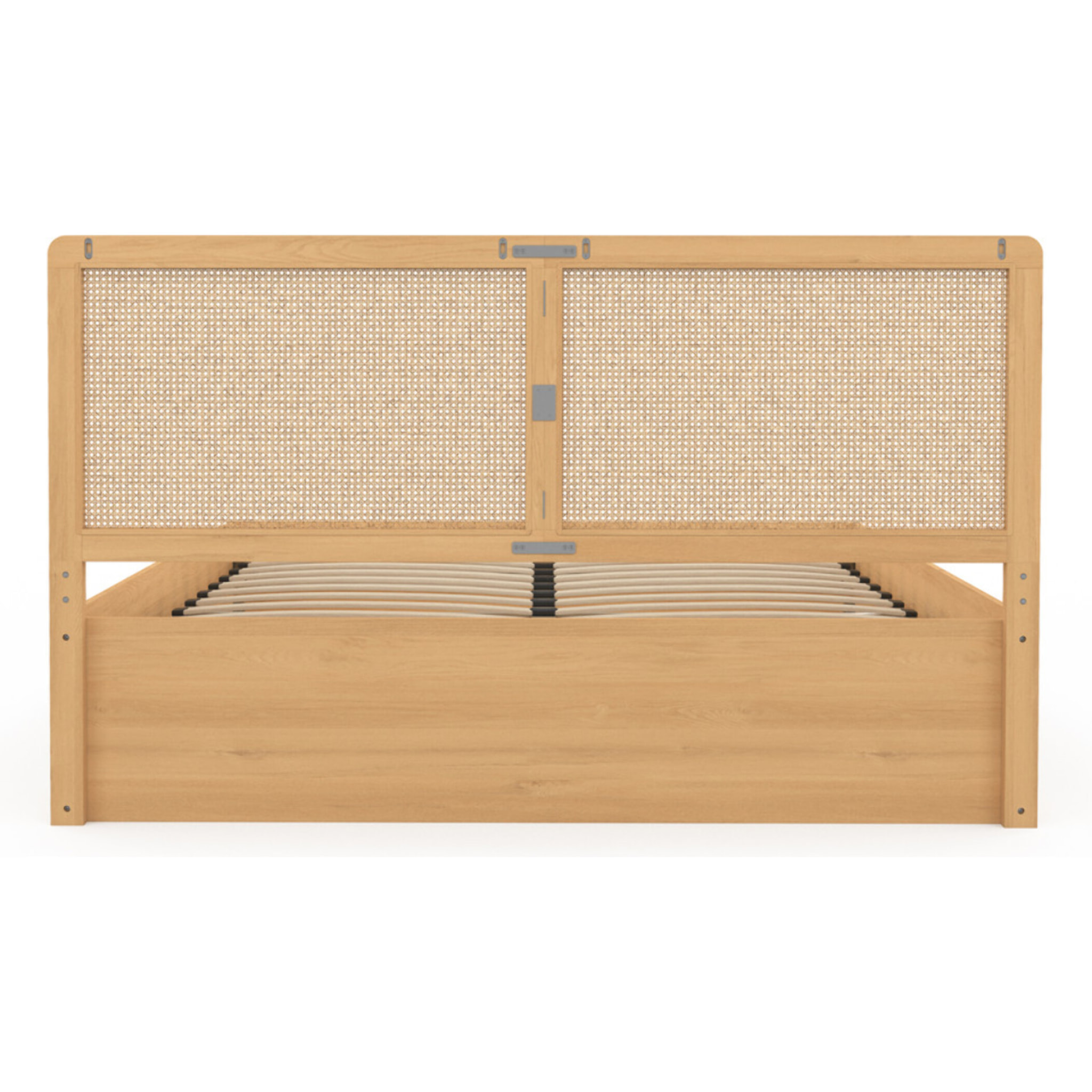 Lit coffre Eve 160x200cm cannage