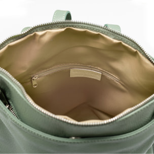 Asigliano bolso mochila de piel auténtica Dollaro.