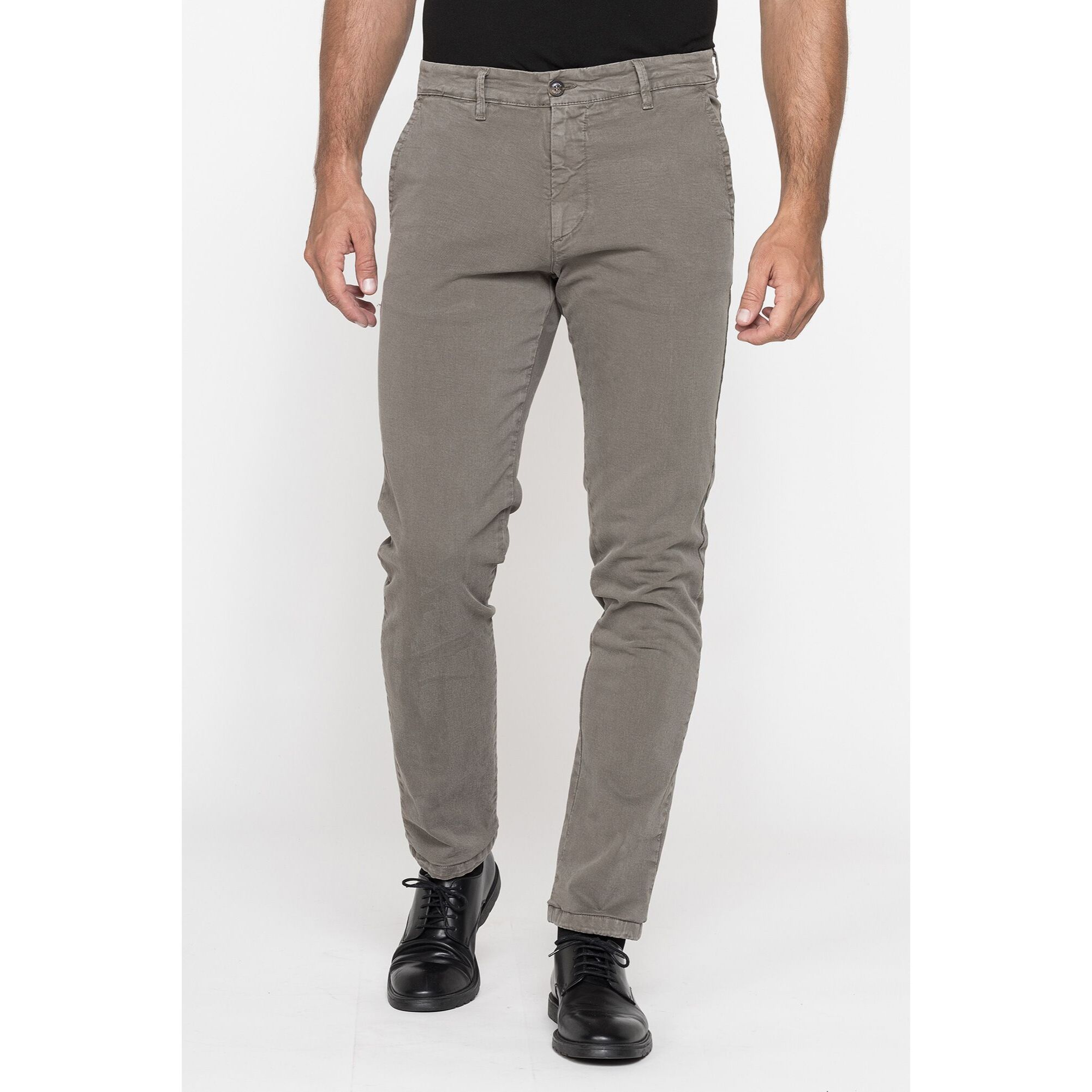 PANTALONE CHINO MOD. 624 IN GABARDINA STRETCH PESANTE