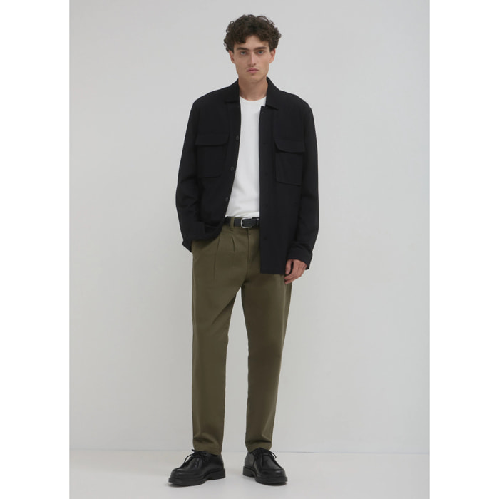 Pantalone chino doppia pinces