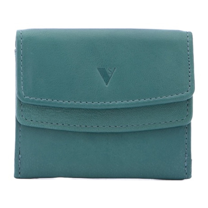 Portafoglio donna in ecopelle - Modello False - Casual - 9.0 x 7.5 x 2.0 cm