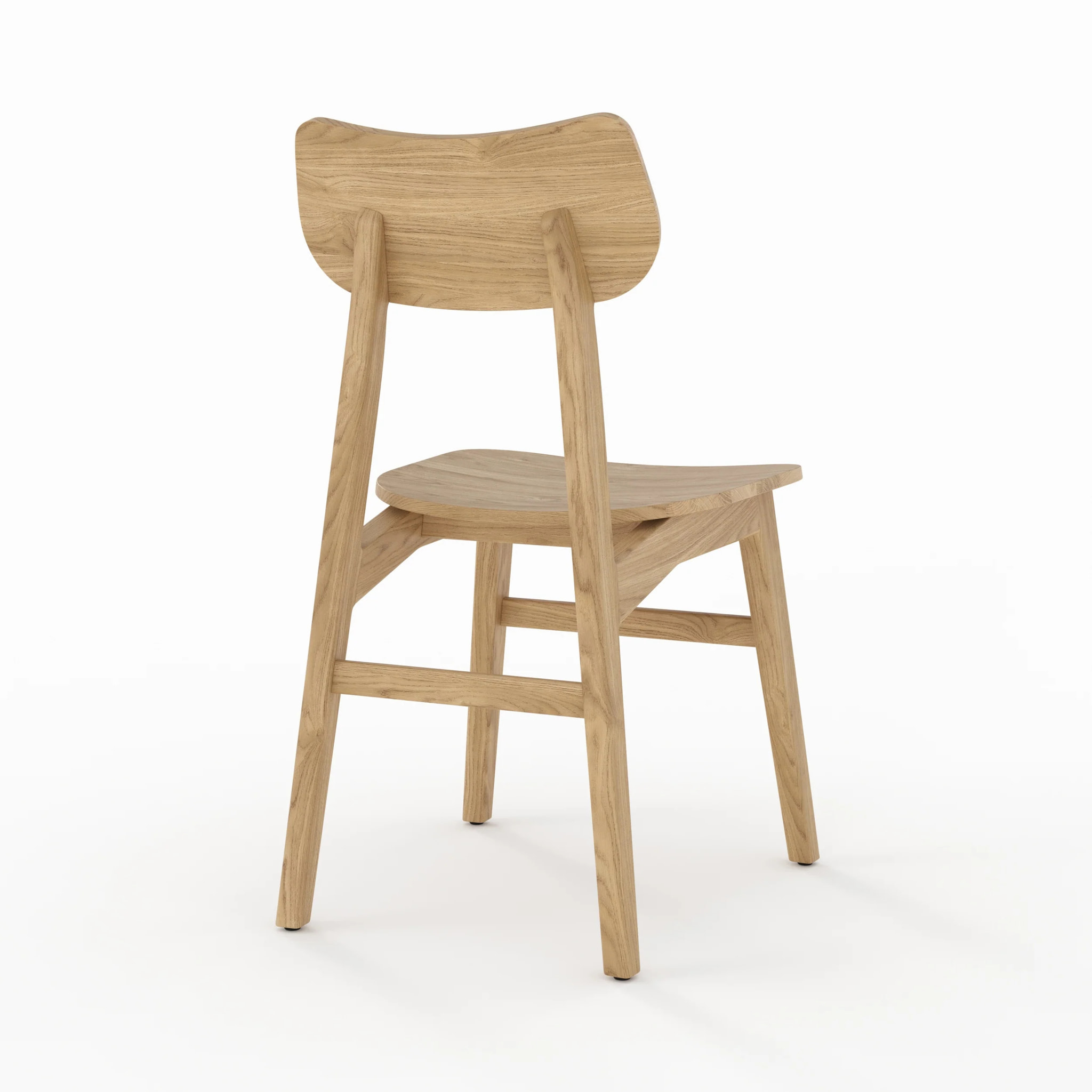 Lot de 2 chaises en bois massif de mindi - Kawi