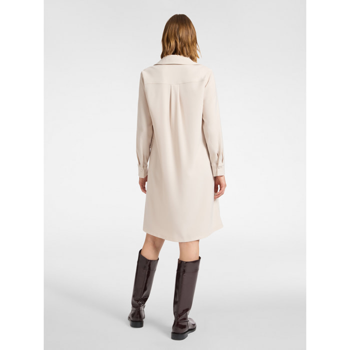 Elena Mirò - Abito in cady stretch - Bianco