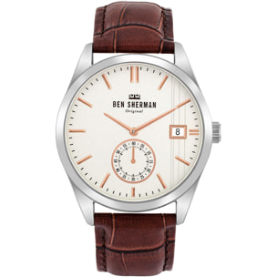 Reloj Ben Sherman WB039T Hombre Analogico Cuarzo con Correa de Cuero