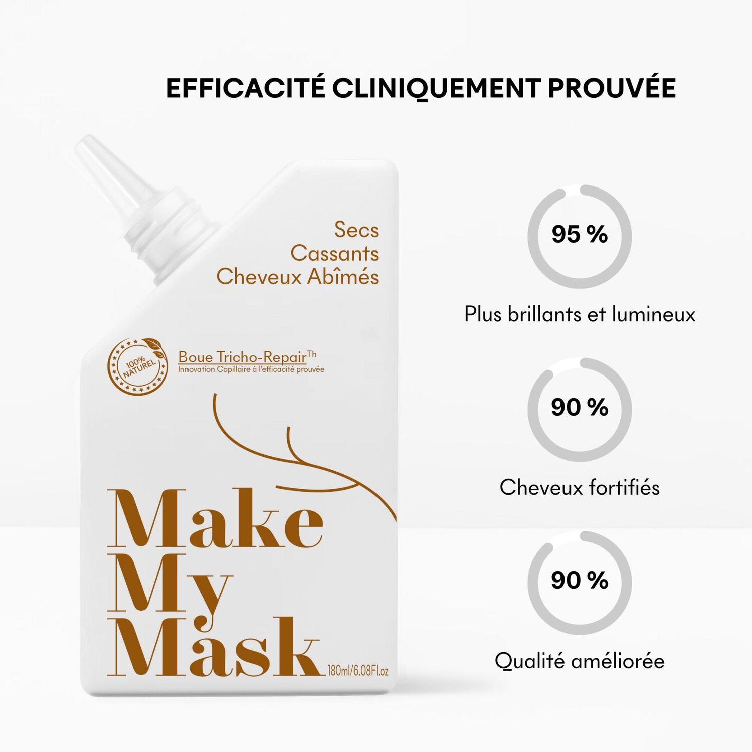 Boue Tricho-Repair - Prés-Shampoing Réparateur 180 ml