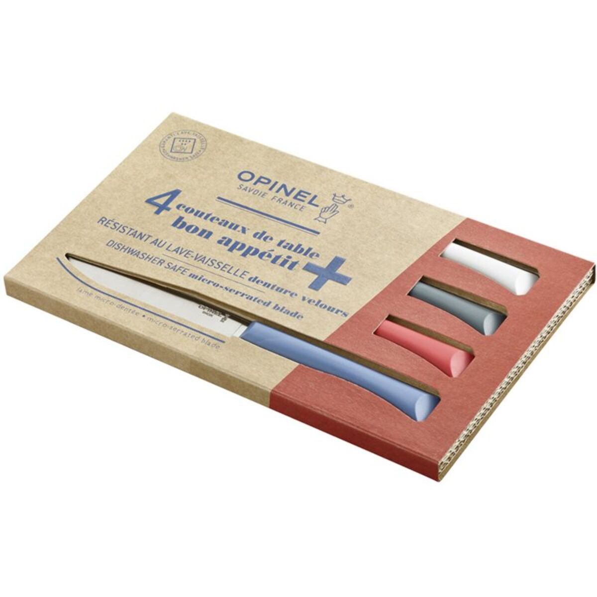 Couteau OPINEL Bon Appétit + Primo 4 couteaux de table