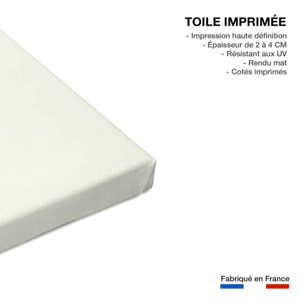 Tableau mouton à pois Toile imprimée