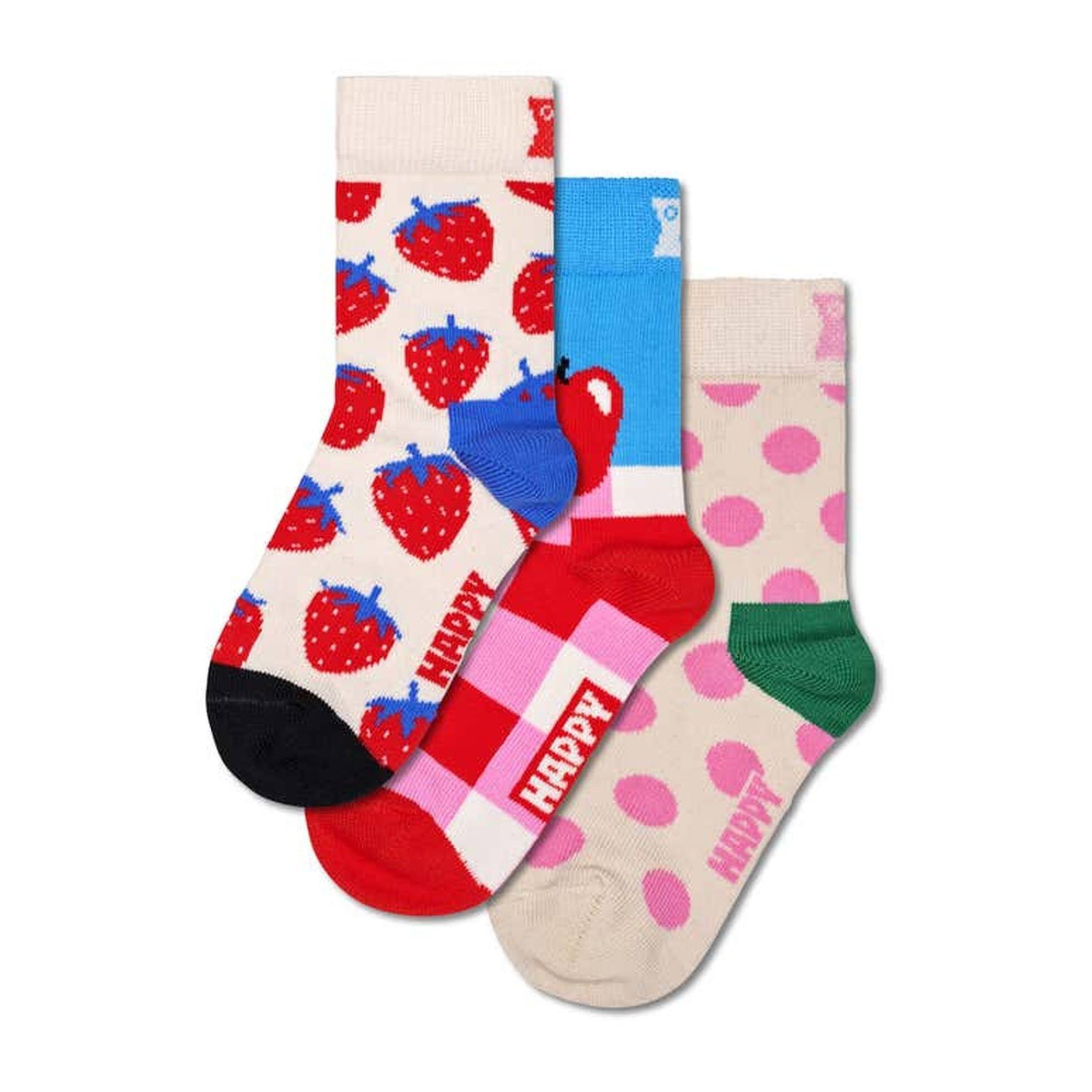 Calcetines kids 3 pack fruits & berries gift