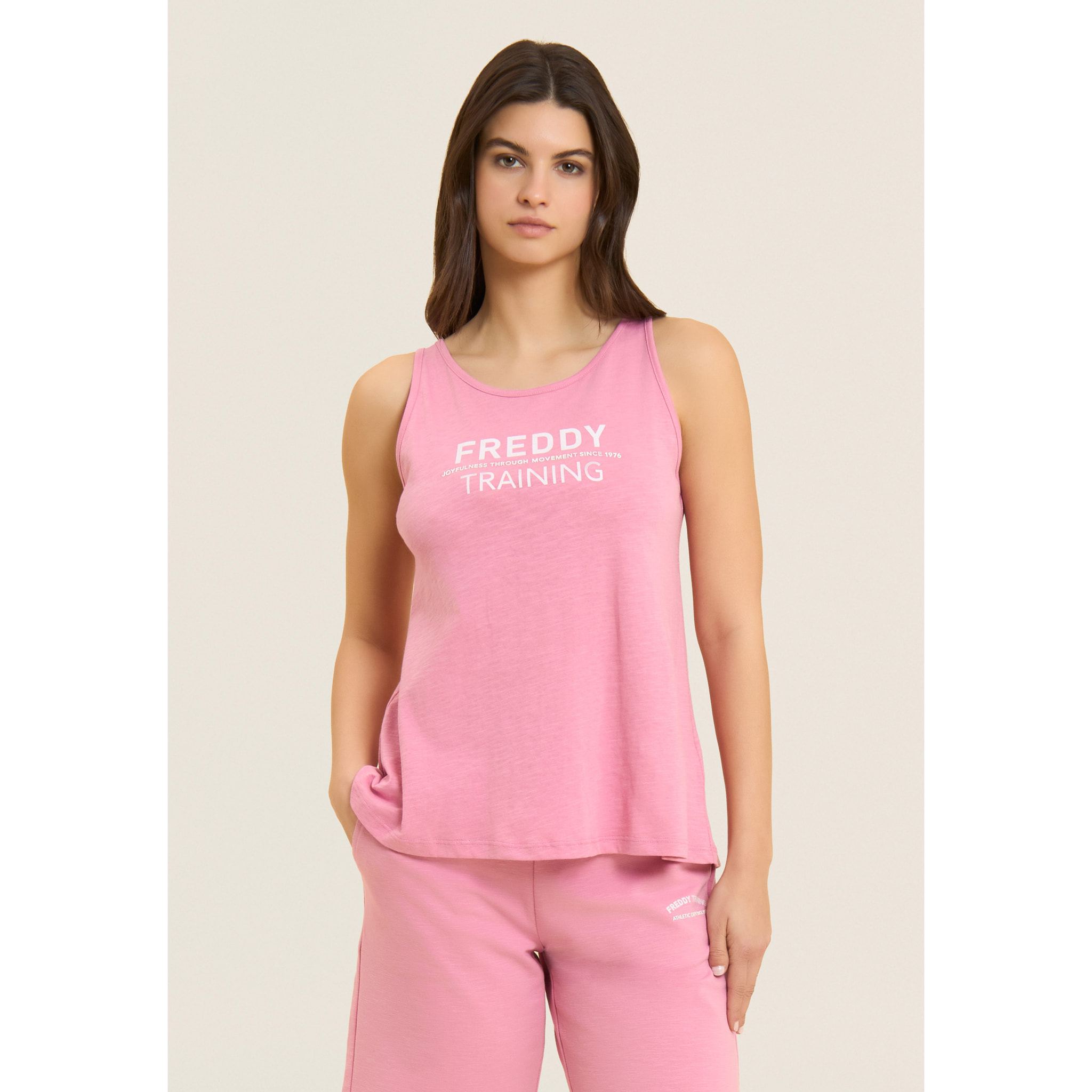 Canotta “FREDDY TRAINING” in Jersey Fiammato