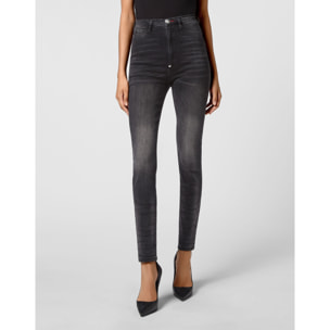 PHILIPP PLEIN Jegging de cintura alta ICONIC PLEIN