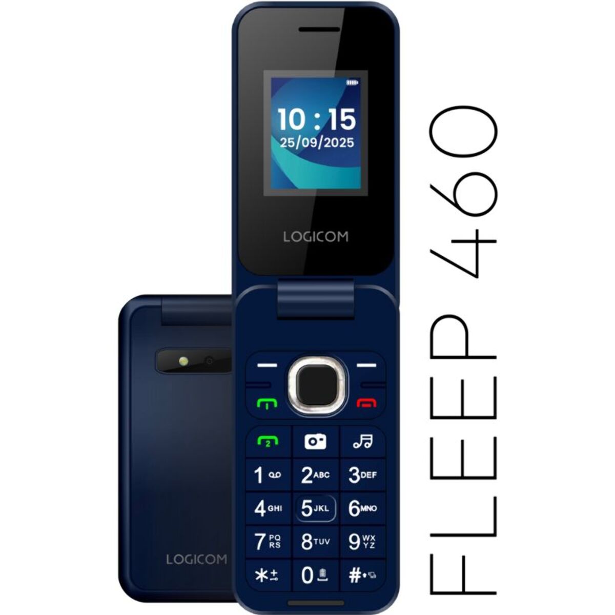 Téléphone portable LOGICOM Fleep 460 Bleu