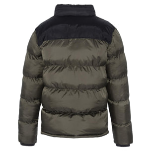 UTAH PADDED JACKET WITH YOKES & SCHOTT NYC CHEST EMBROIDERY BODY = 100% NYLON / YOKES = 60% COTTON 40% NYLON Cachi