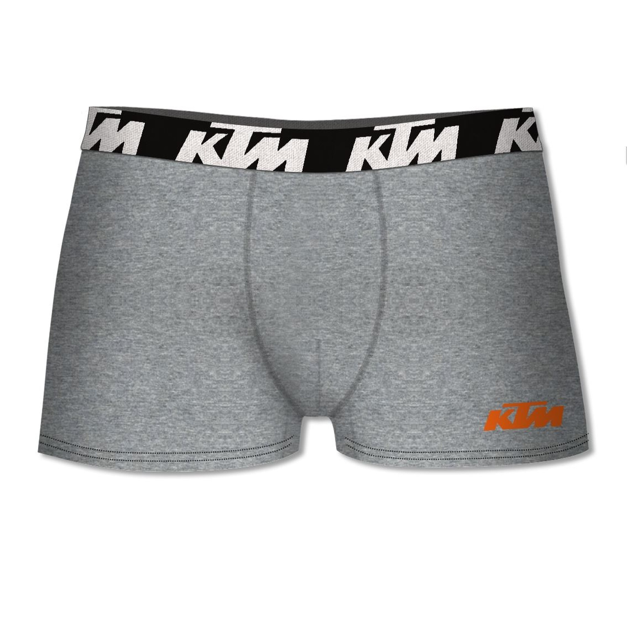 Set de 4 calzoncillos bóxer ktm  blanco y gris claro