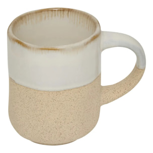 Tasse expresso Kate blanc et beige 10cl