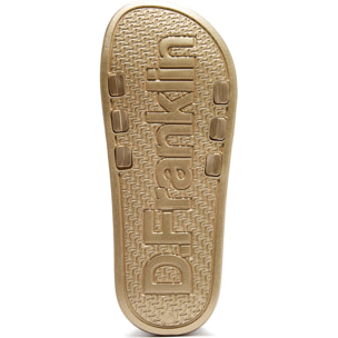 Chanclas de Mujer Estilo Pala Marea en Dorado