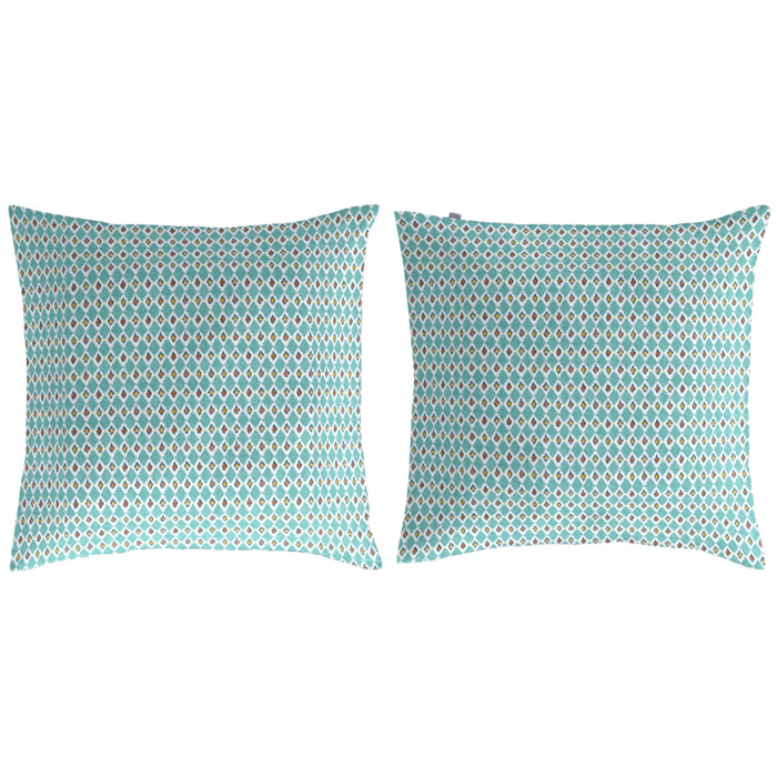 2 Taies d'oreiller en coton 65x65 cm BATU B