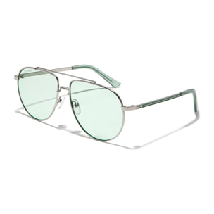 Gafas de Sol Aviator Legacy Silver / Green D.Franklin