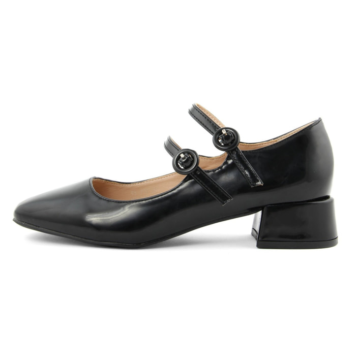 Décolleté Donna colore Nero-Altezza tacco:4cm