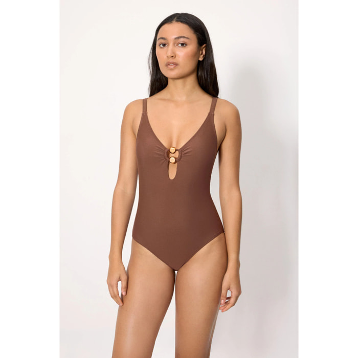 Costume da donna modellante Marrone
