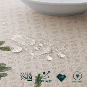 Nappe imprimée anti-tâches IMBIR VERT