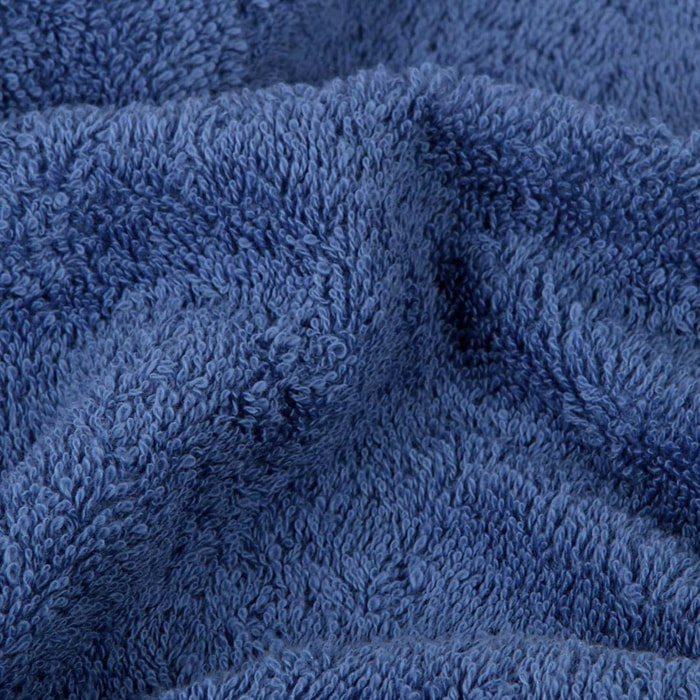 Set de 3 toallas CASUAL 30x50 + 50x90 + 90x150 cm - azul marino -